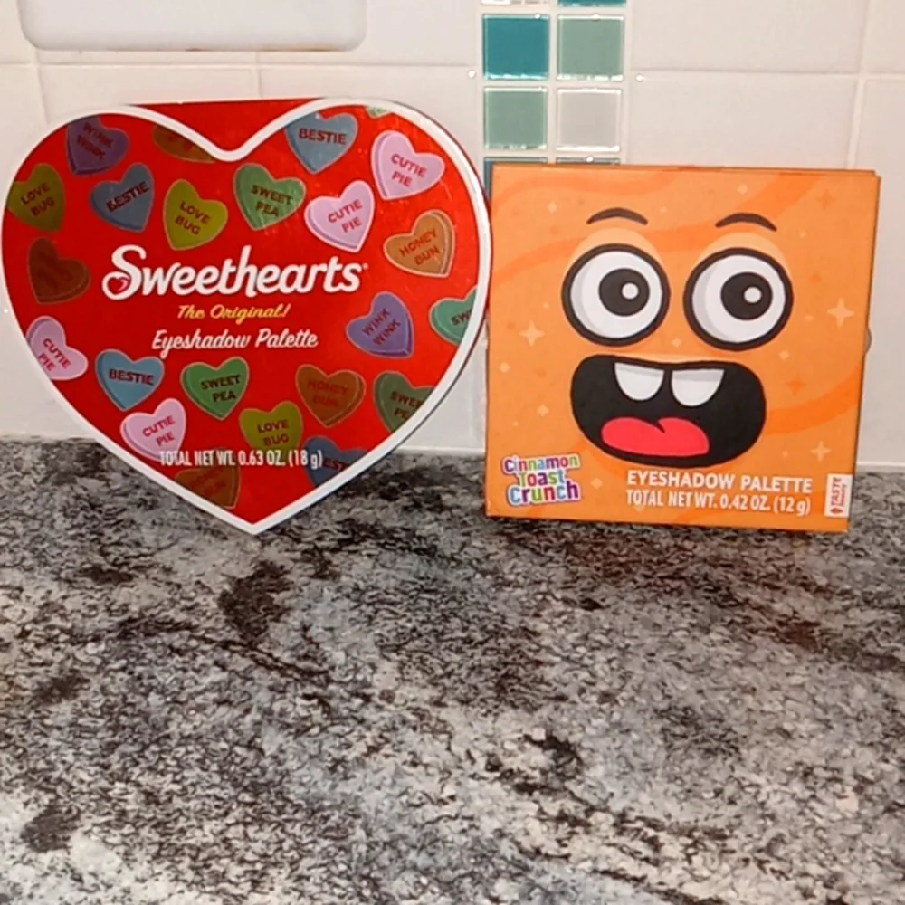 Sweethearts & Cinnamon Toast Crunch Eyeshadow Palettes